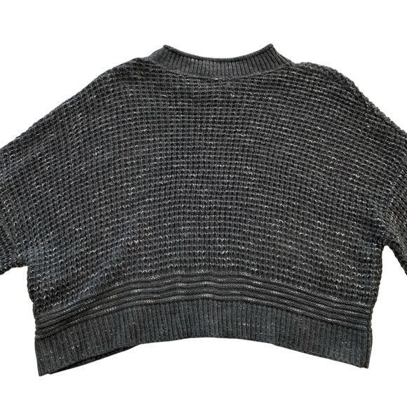 Abound Nordstrom Crewneck Cropped Sweater Grey Charcoal Heather XL - Picture 8 of 9